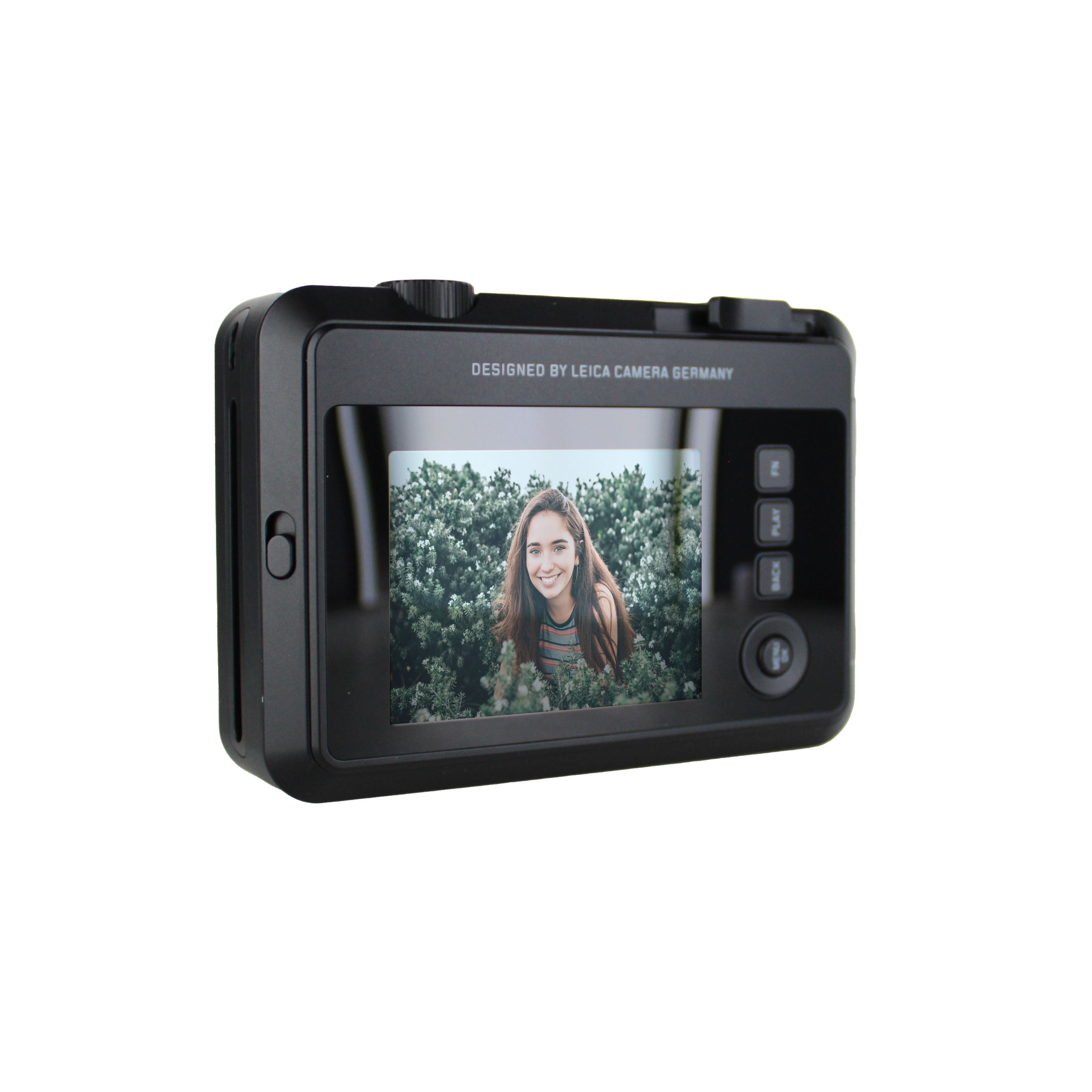 Leica Sofort 2 Digital and Instant Photo Camera with LCD Display, Two Shutter Releases, 10 Lens Effects, and Leica FOTOS App Support (Black)