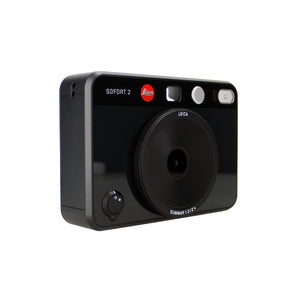 Leica Sofort 2 Digital and Instant Photo Camera with LCD Display, Two Shutter Releases, 10 Lens Effects, and Leica FOTOS App Support Black
