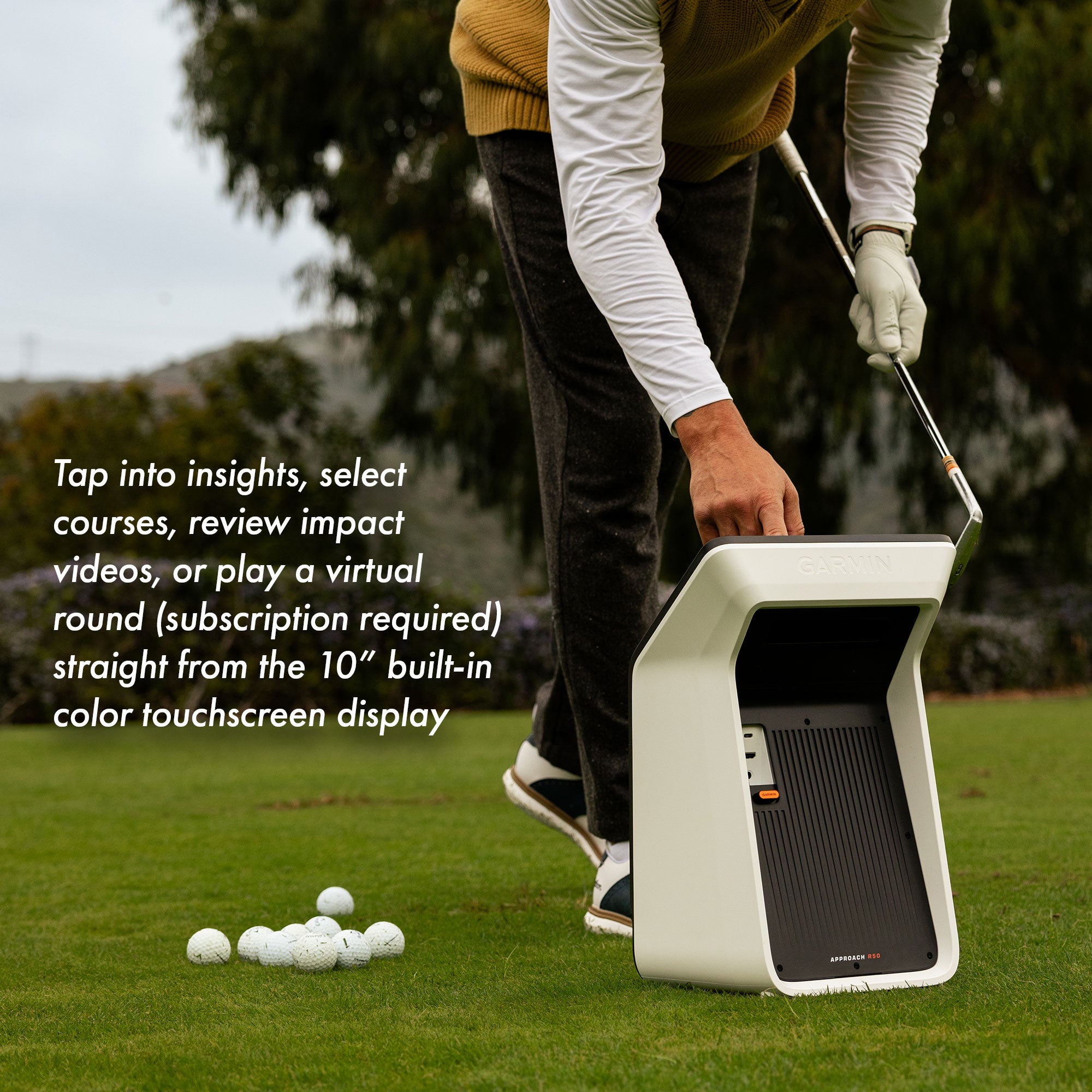 Garmin Approach R50 Premium Golf Launch Monitor and Simulator Bundle