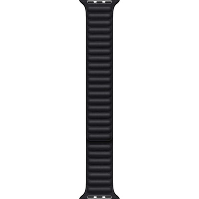 Apple Watch Band - Leather Link - 45mm - Midnight - Medium/Large