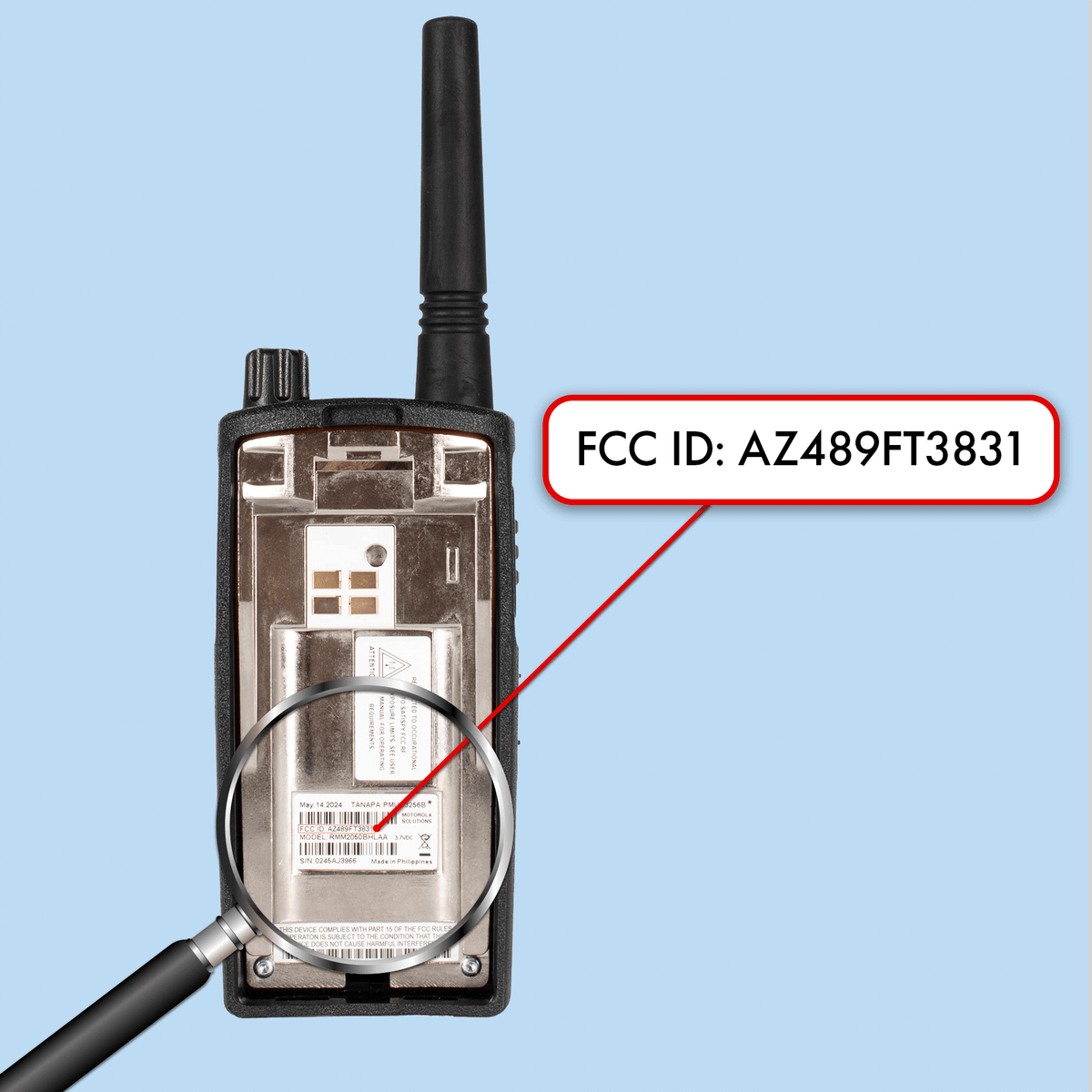 Motorola RMM2050 Two-Way Business Radio 2-Pack