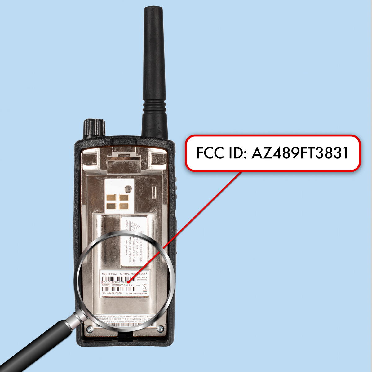 12 Pack of Motorola RMM2050 Two way Radio Walkie Talkies