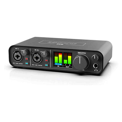 MOTU M2 2x2 USB-C Audio Interface Bundle with 6Ave Cleaning Kit