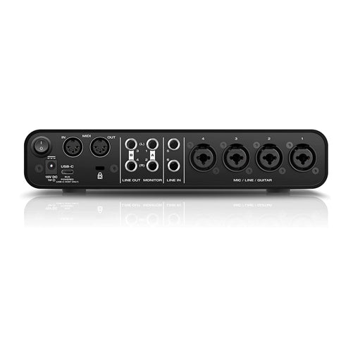 MOTU M6 6x4 USB-C Audio Interface with Studio-Quality Sound Bundle with Headphone, XLR Cables, and 6Ave Cleaning Kit