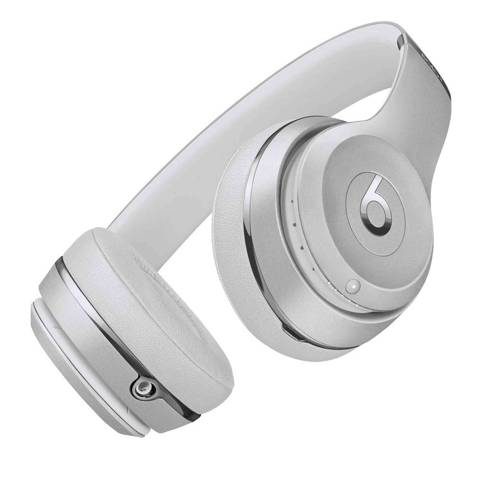 Beats Solo3 Wireless On-Ear Headphones - Silver 2024 Model Renewed