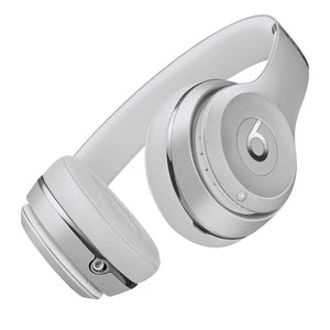 Beats Solo3 Wireless On-Ear Headphones - Silver 2024 Model Renewed