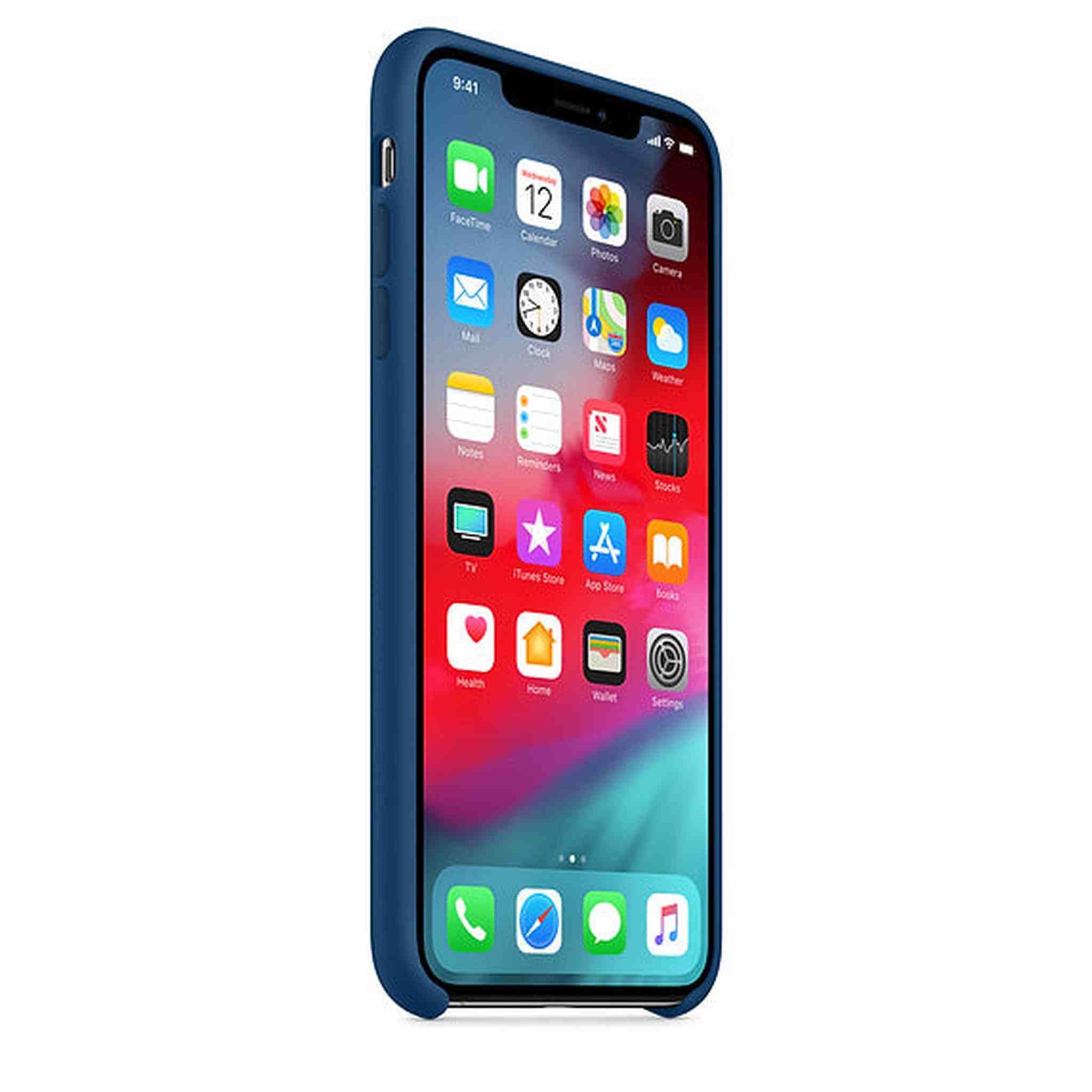 Apple Silicone Case for iPhone Xs Max - Blue Horizon - Refurbished Apple