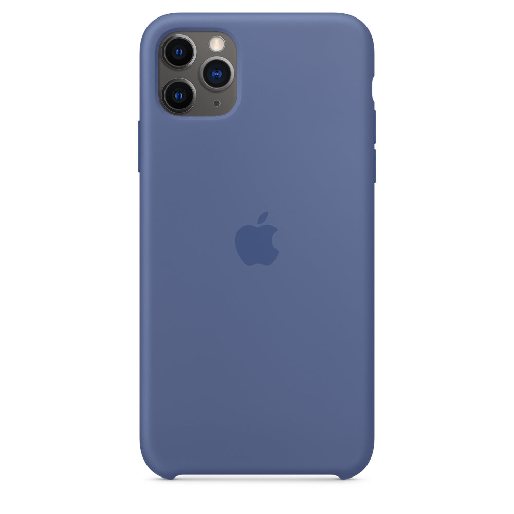 Apple iPhone 11 Pro Max Silicone Case - Linen Blue