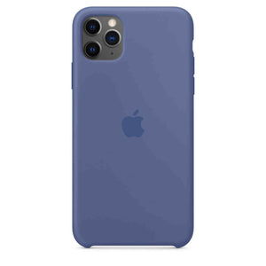 Apple iPhone 11 Pro Max Silicone Case - Linen Blue