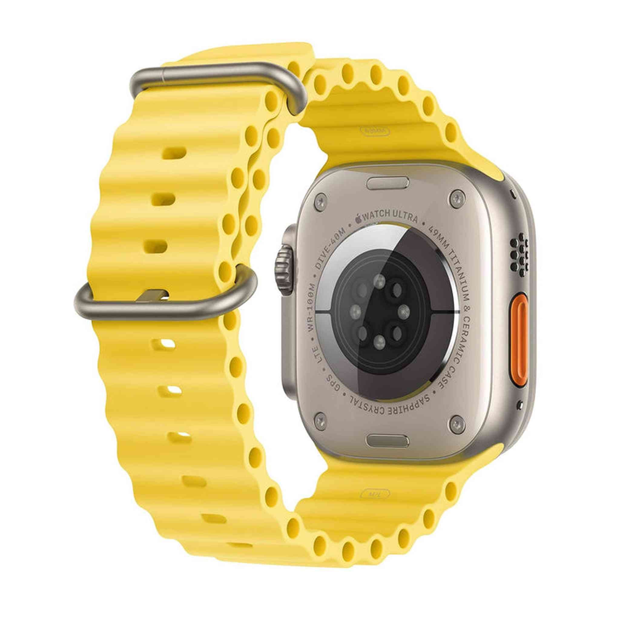 Apple Watch Band - Ocean Band 49mm - Yellow - Regular
