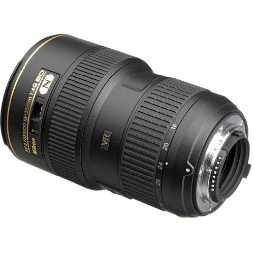 Nikon AF-S FX NIKKOR 16-35mm f/4G ED Vibration Reduction Zoom Lens with Auto Focus for Nikon DSLR Cameras International Version No warranty