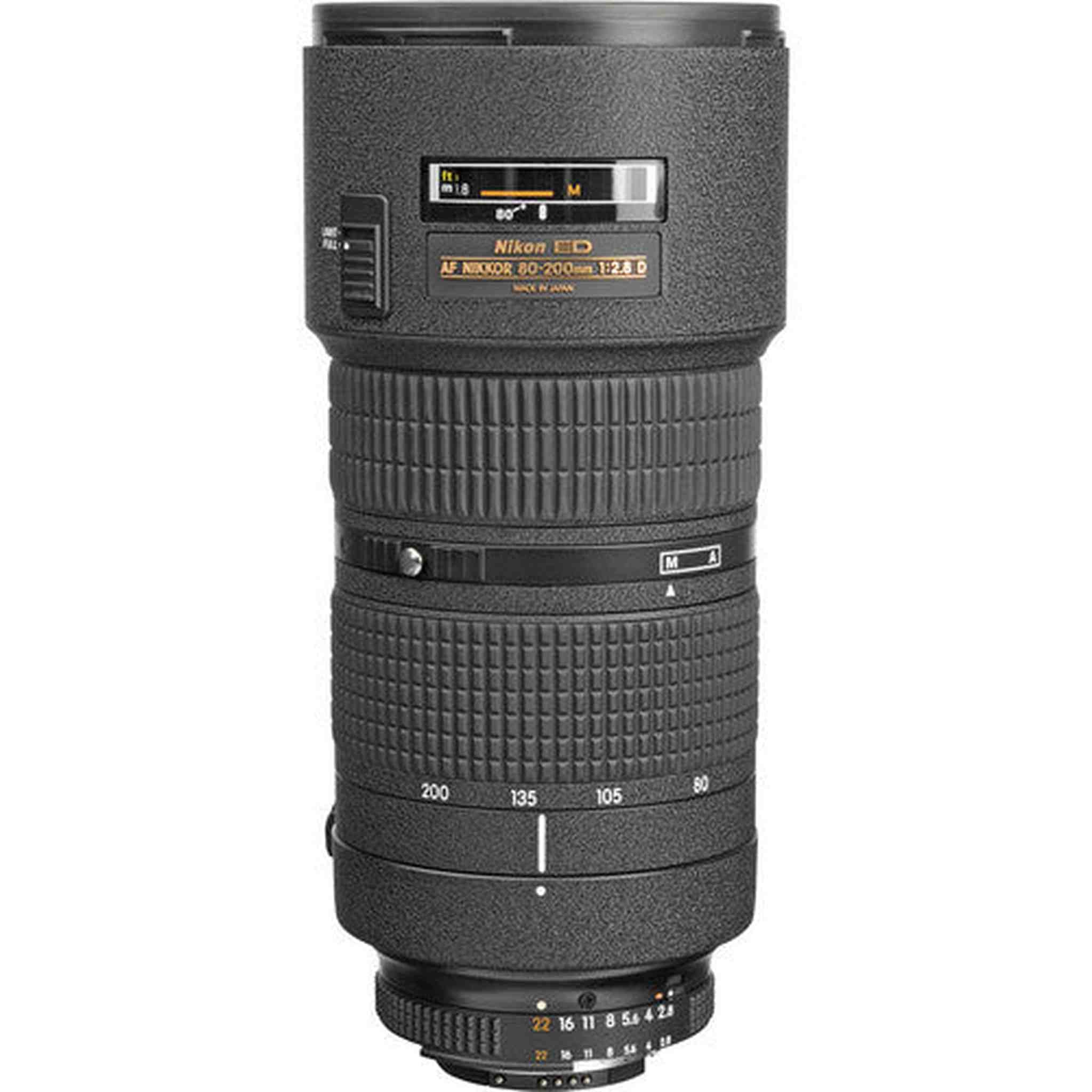 NIKON 80-200mm F/2.8D ED IF Auto Focus-S 77mm Lens - Used Nikon