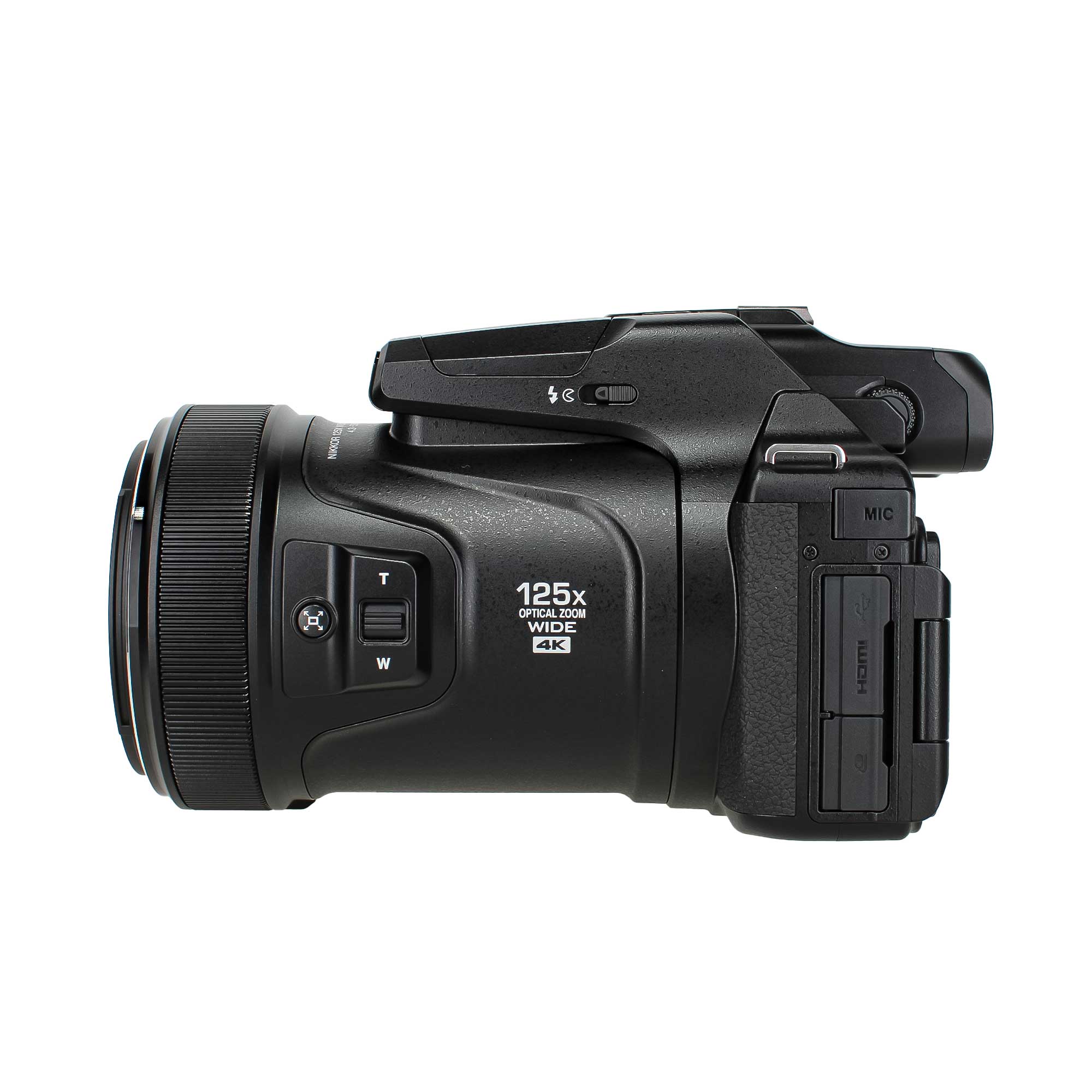 Nikon COOLPIX P1100 125x Super Zoom Compact Digital Camera + Mic + Monitor - Bundle