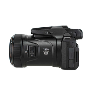 Nikon COOLPIX P1100 125x Super Zoom Compact Digital Camera + Mic + Monitor - Bundle