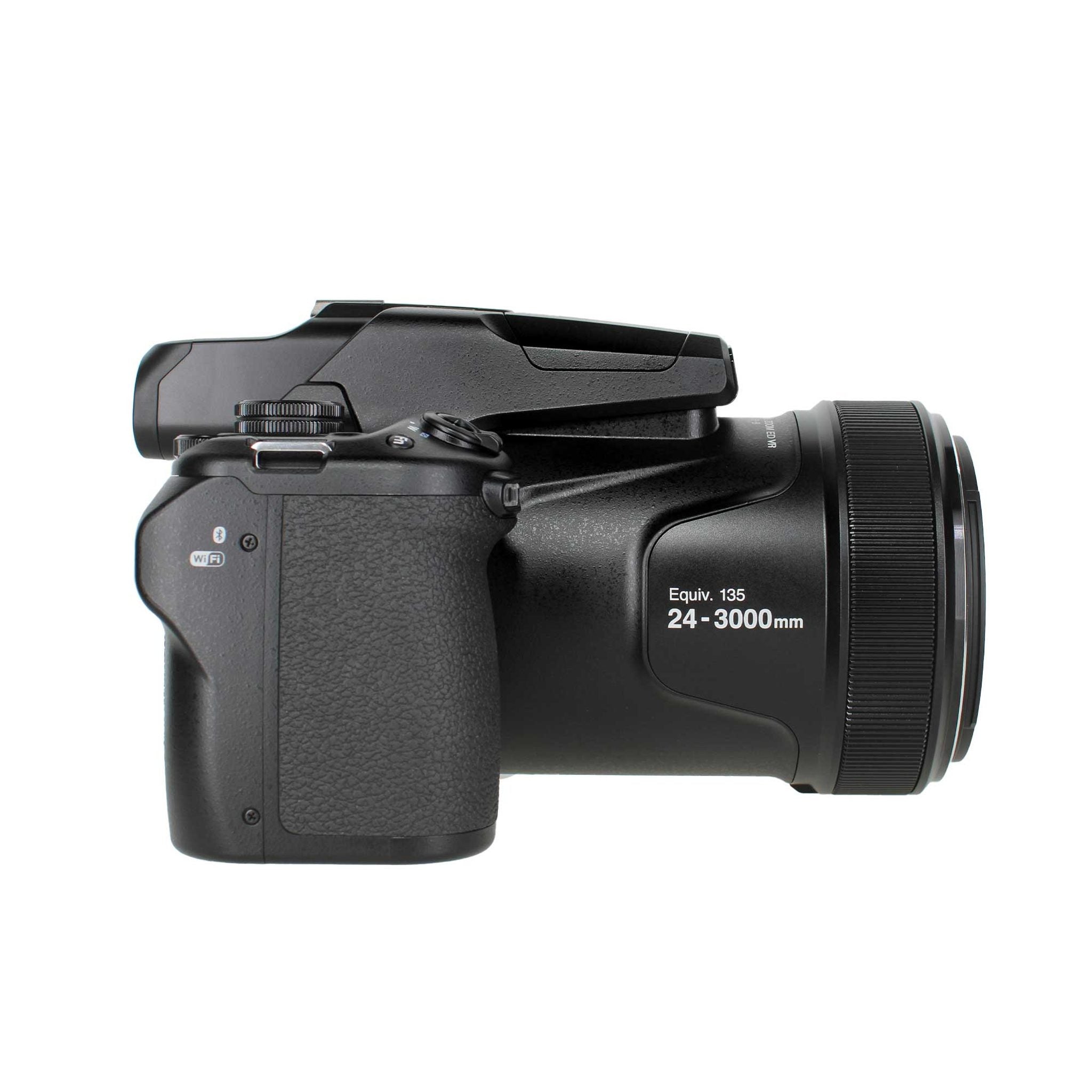 Nikon COOLPIX P1100 125x Super Zoom Compact Digital Camera + Mic + Monitor - Bundle