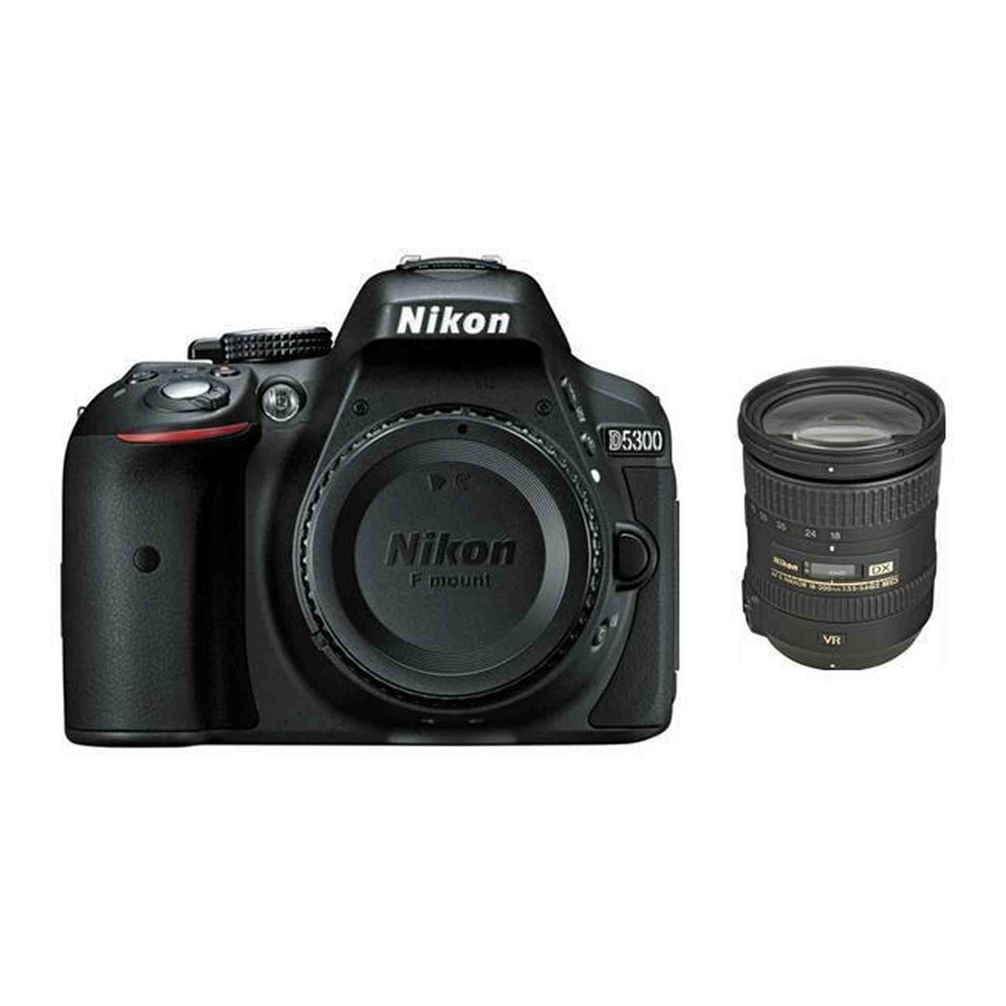 Nikon D5300 Camera w/ NIKKOR 18-200mm f/3.5-5.6G VR II Zoom Lens Black New Nikon