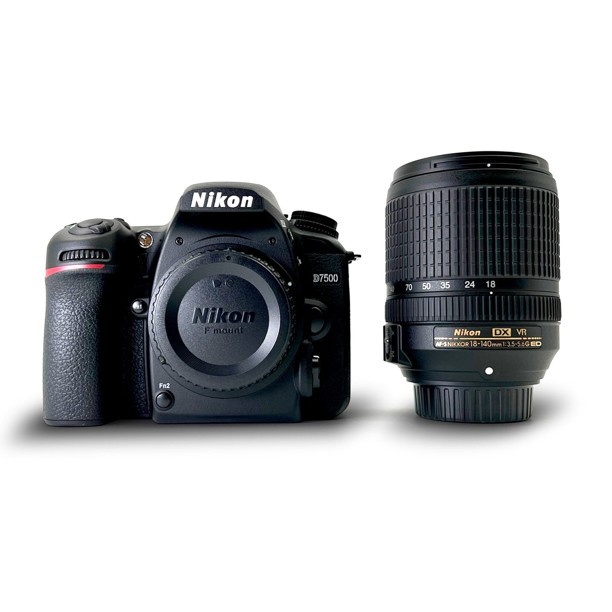 Nikon D D7500 20.9MP Digital SLR Camera - Black Kit w/ 18-140mm VR Lens Nikon