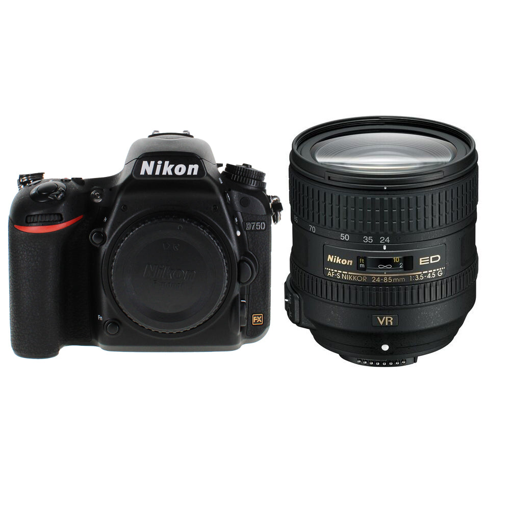 Nikon D750 with 24-85mm f/3.5-4.5G ED VR Lens International Model