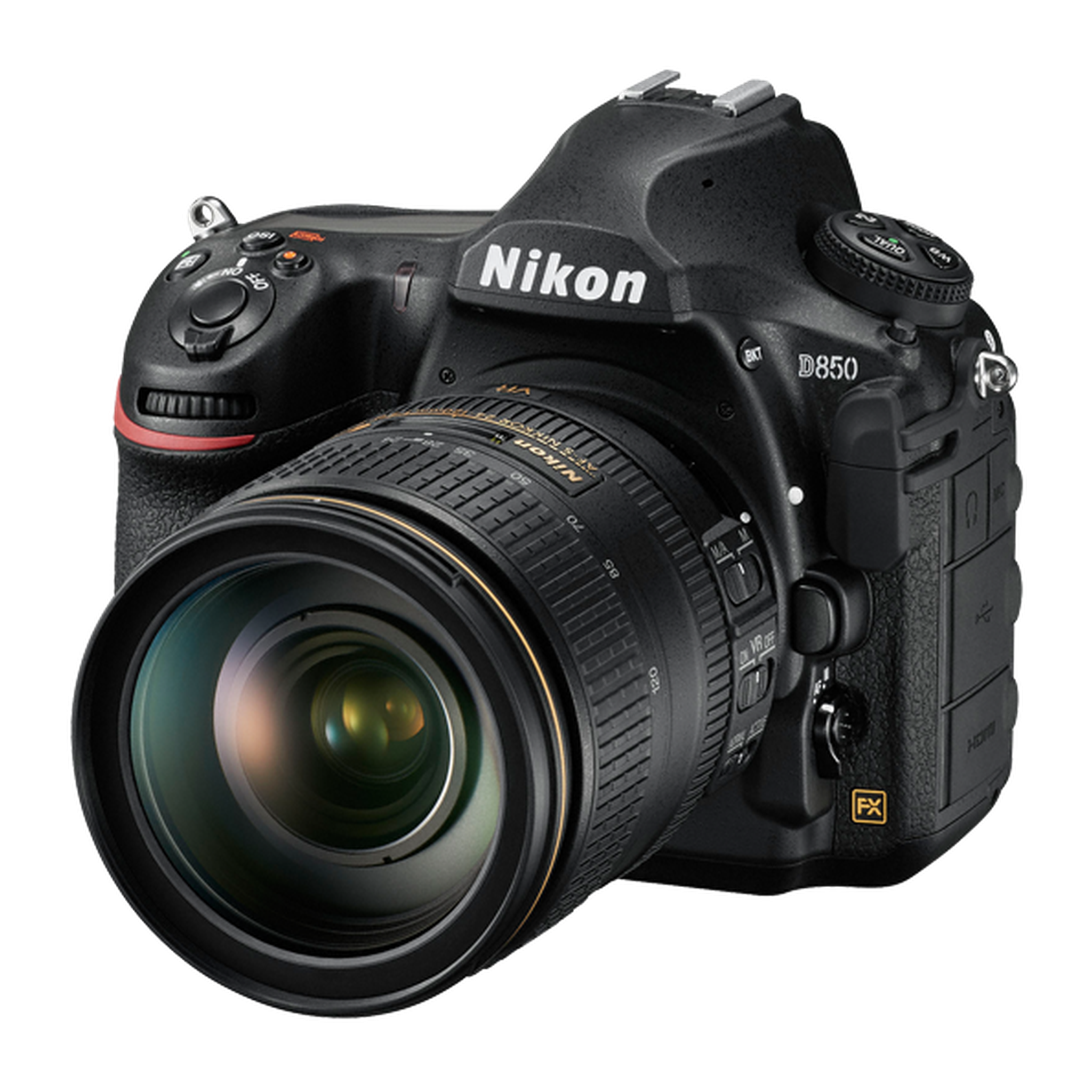 Nikon D850 FX-Format Digital SLR Camera Body w/AF-S NIKKOR 24-120MM F/4G ED VR Lens International Model - Used Nikon