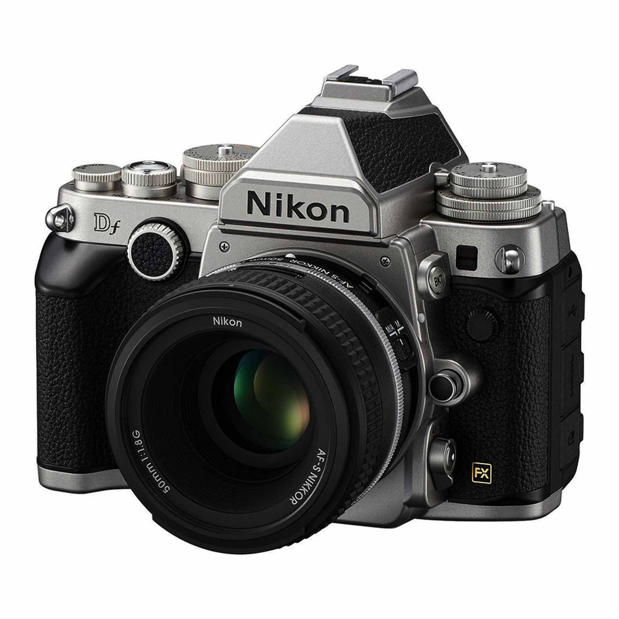 Nikon Df DSLR Camera - Silver with 50mm f/1.8 Lens International Model Nikon