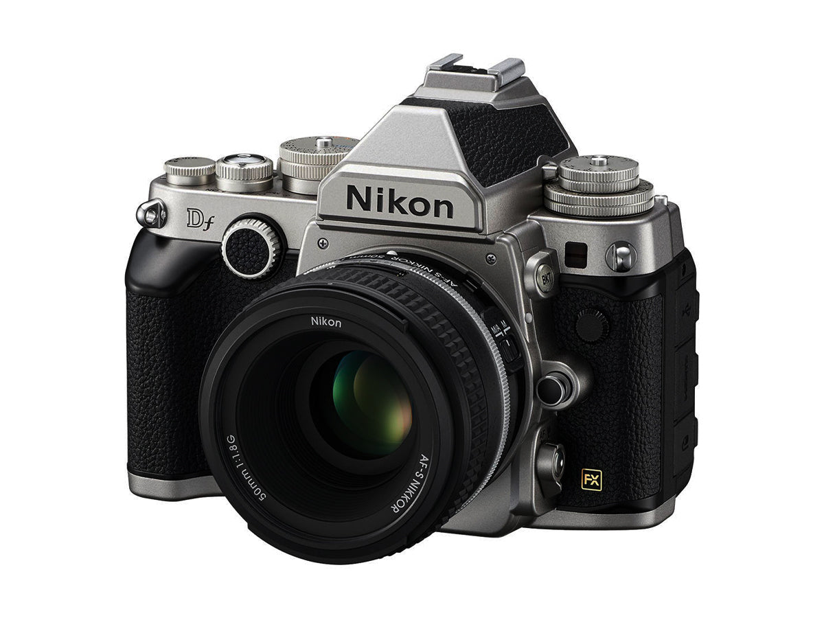Nikon Df DSLR Camera - Silver with 50mm f/1.8 Lens International Model