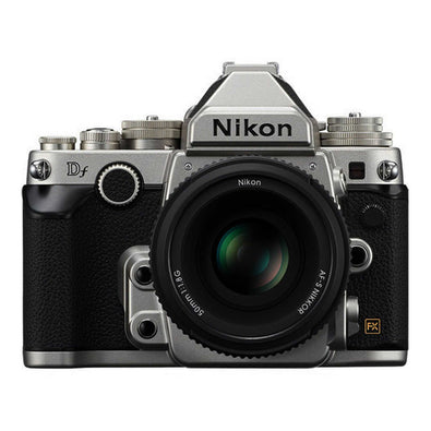 Nikon Df DSLR Camera - Silver with 50mm f/1.8 Lens International Model