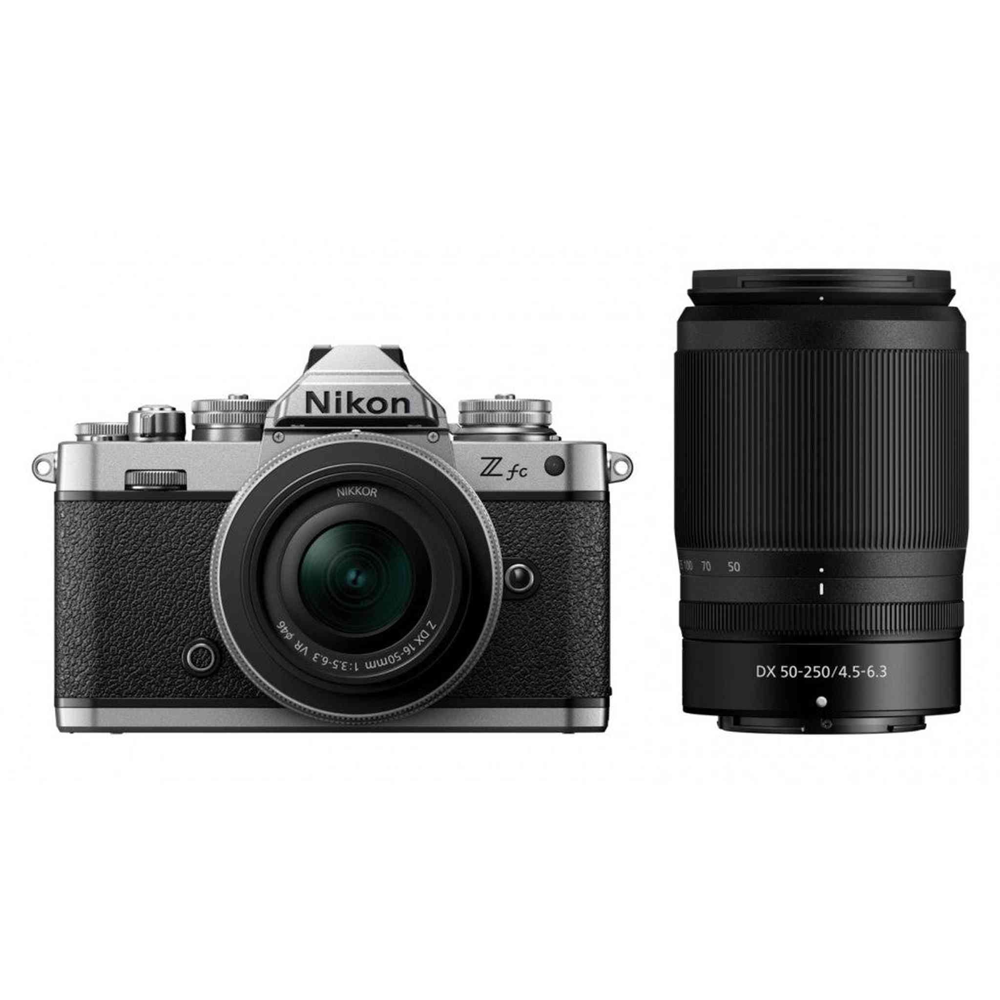 Nikon Z fc Digital Camera with Dual Lenses INTL Bundle with FTZ Adapter -