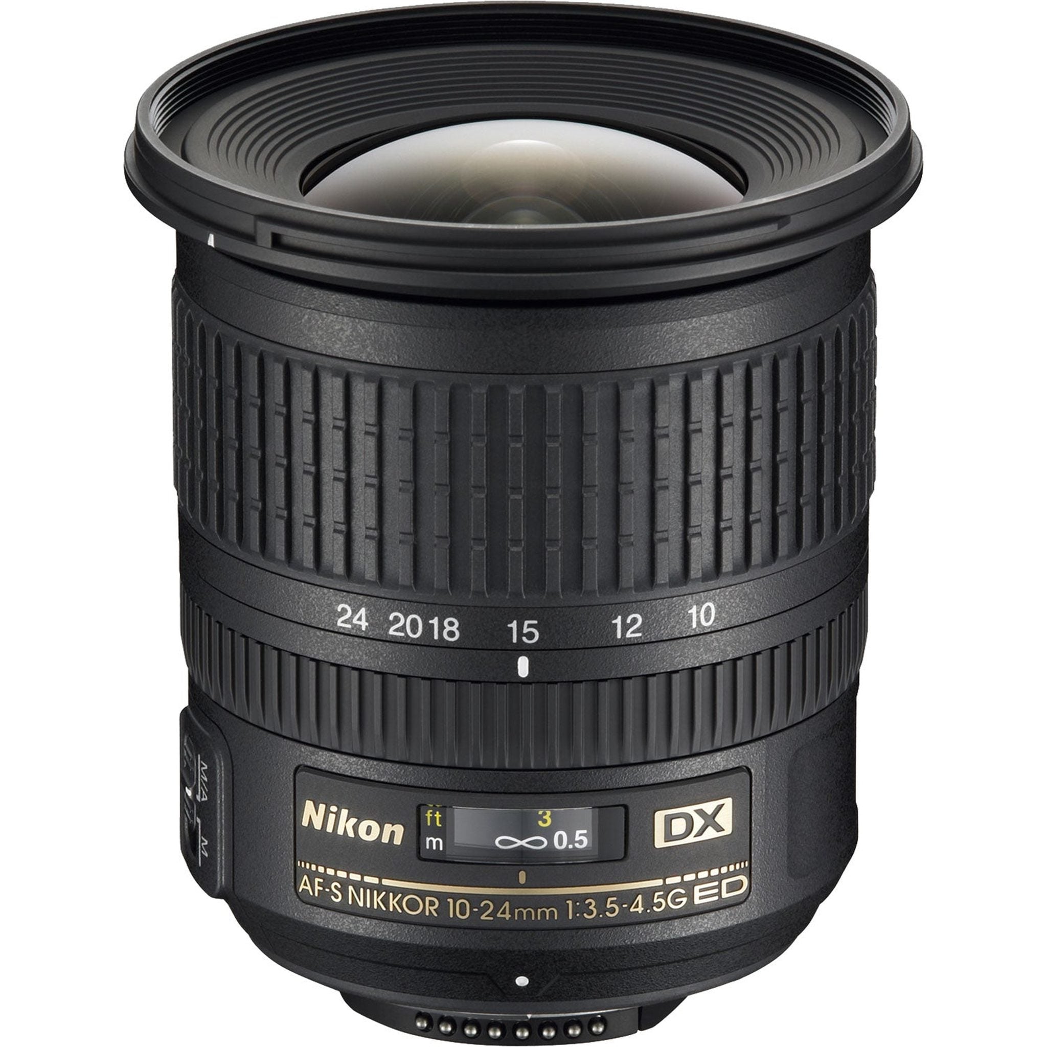 Nikon AF-S DX 10-24mm f/3.5-4.5G ED Lens 2181 Intl Model Bundle - Reconditioned Nikon