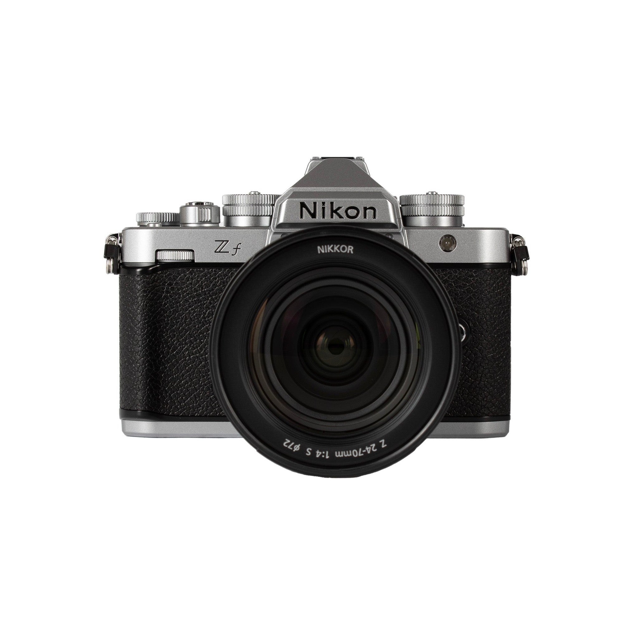 Nikon Zf Mirrorless Camera with 24-70mm f/4 Lens - Full Frame, 24.5MP, 4K UHD Video Recording with Dual Card Slots Silver