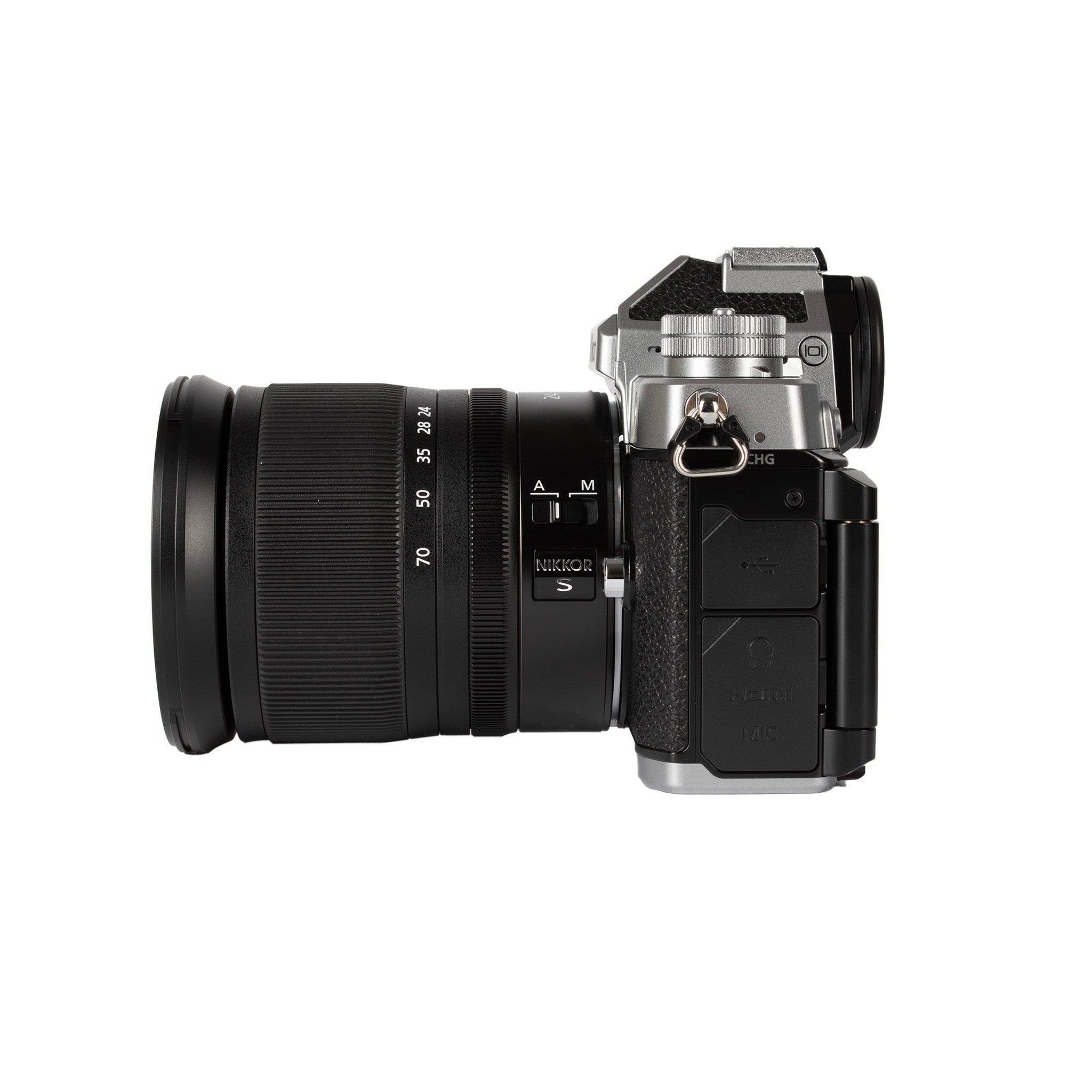 Nikon Zf Mirrorless Camera with 24-70mm f/4 Lens - Full Frame, 24.5MP, 4K UHD Video Recording with Dual Card Slots Silver