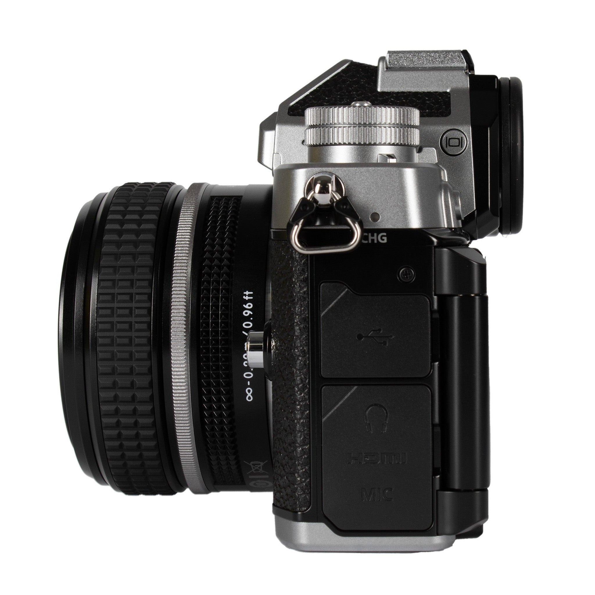 Nikon Zf Mirrorless Camera with 40mm Lens - Full Frame, 24.5MP, 4K UHD Video Recording with Dual Card Slots Silver