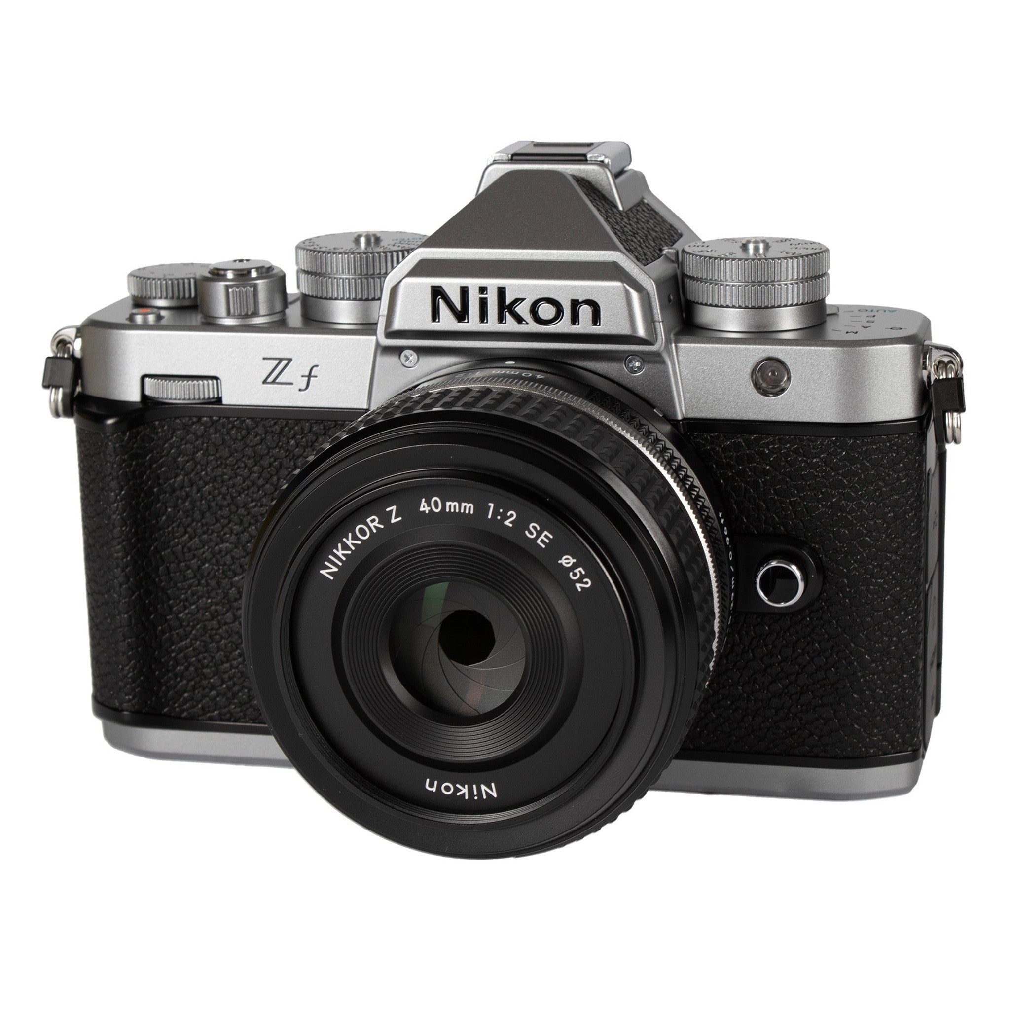 Nikon Zf Mirrorless Camera with 40mm Lens - Full Frame, 24.5MP, 4K UHD Video Recording with Dual Card Slots Silver