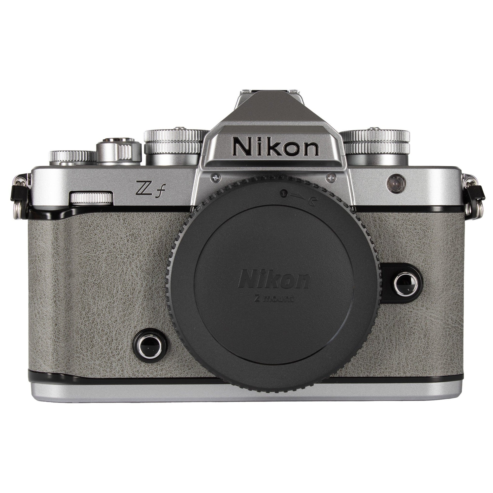 Nikon Zf 24.5MP Full Frame Mirrorless Camera with 273-Point Hybrid AF and 5-Axis Stabilization Silver & Stone Gray