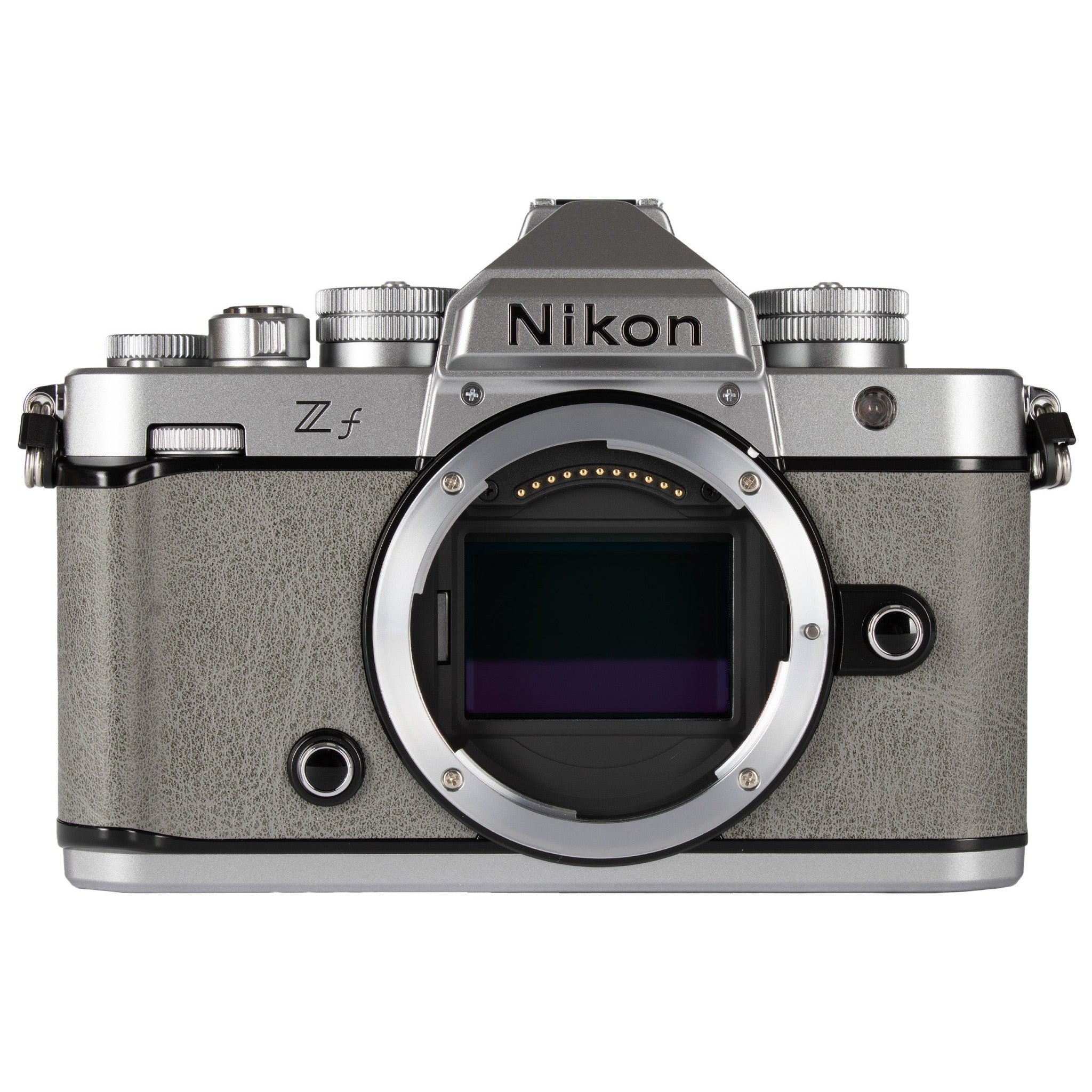 Nikon Zf 24.5MP Full Frame Mirrorless Camera with 273-Point Hybrid AF and 5-Axis Stabilization Silver & Stone Gray