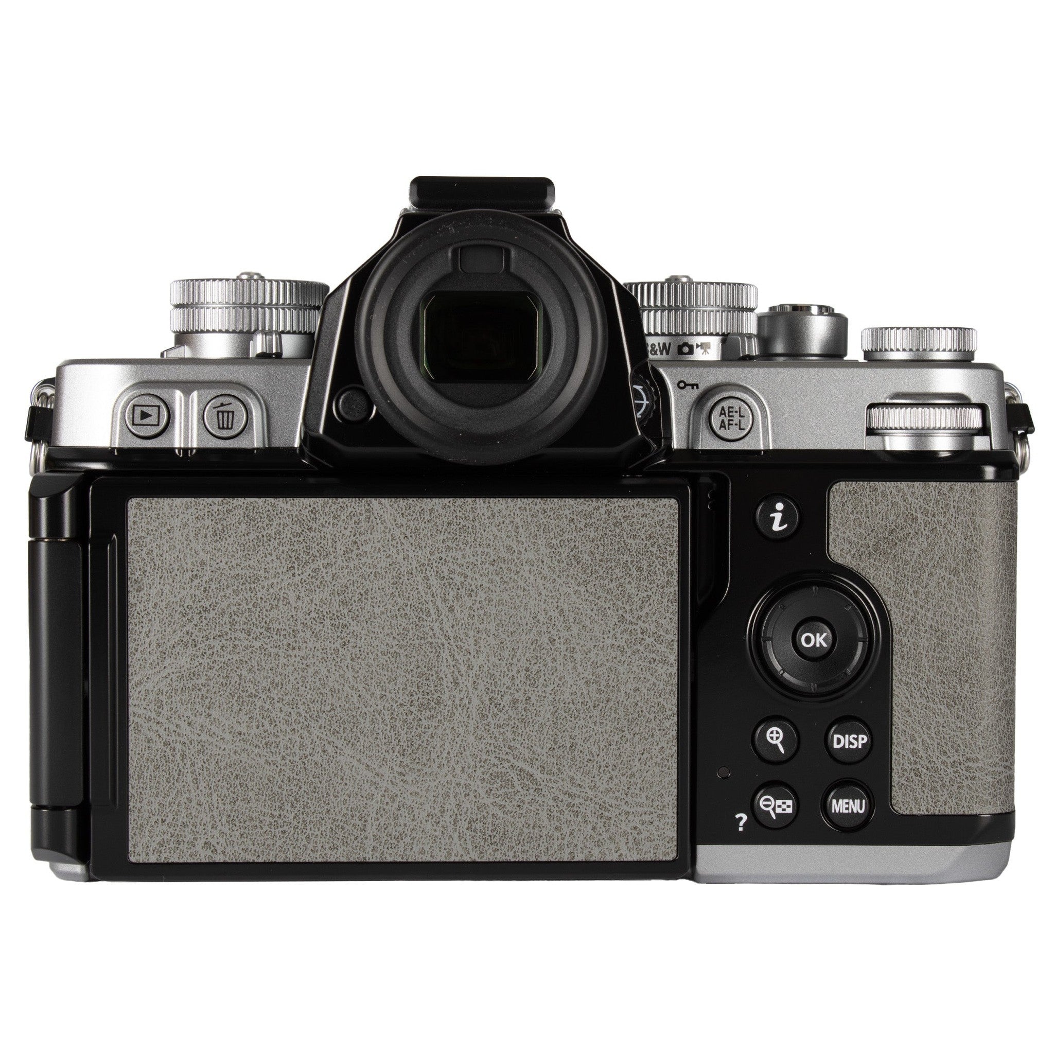 Nikon Zf 24.5MP Full Frame Mirrorless Camera with 273-Point Hybrid AF and 5-Axis Stabilization Silver & Stone Gray