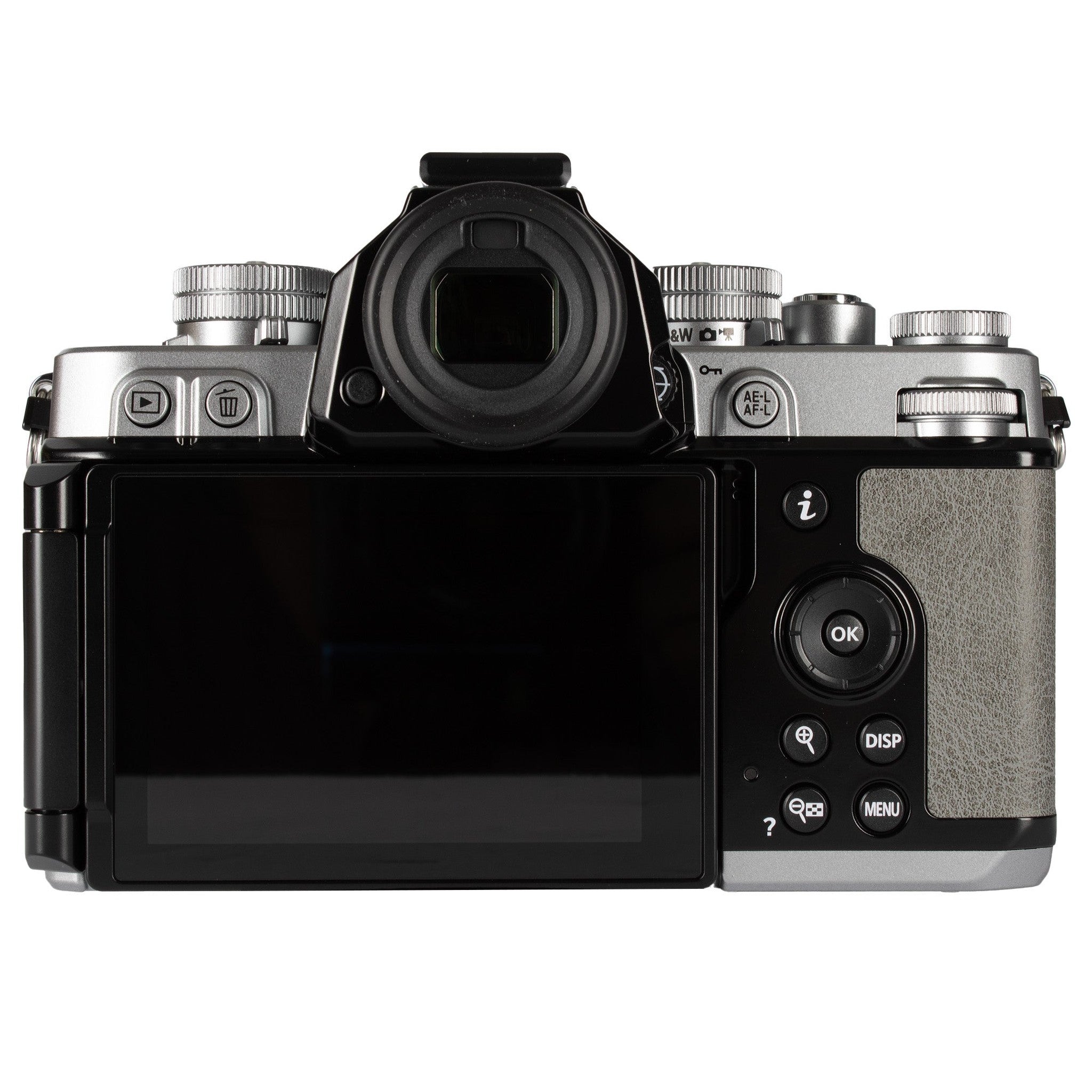 Nikon Zf 24.5MP Full Frame Mirrorless Camera with 273-Point Hybrid AF and 5-Axis Stabilization Silver & Stone Gray