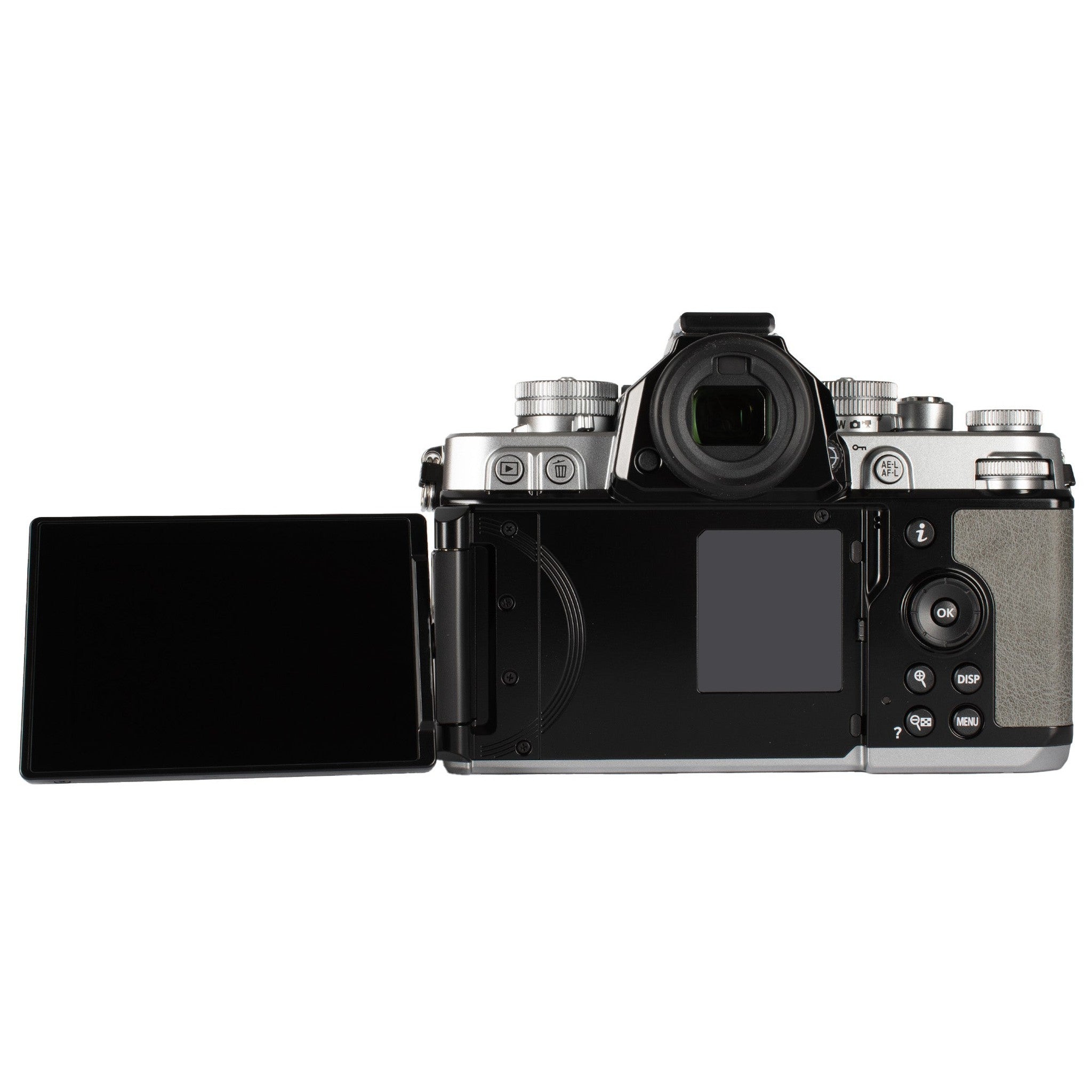Nikon Zf 24.5MP Full Frame Mirrorless Camera with 273-Point Hybrid AF and 5-Axis Stabilization Silver & Stone Gray