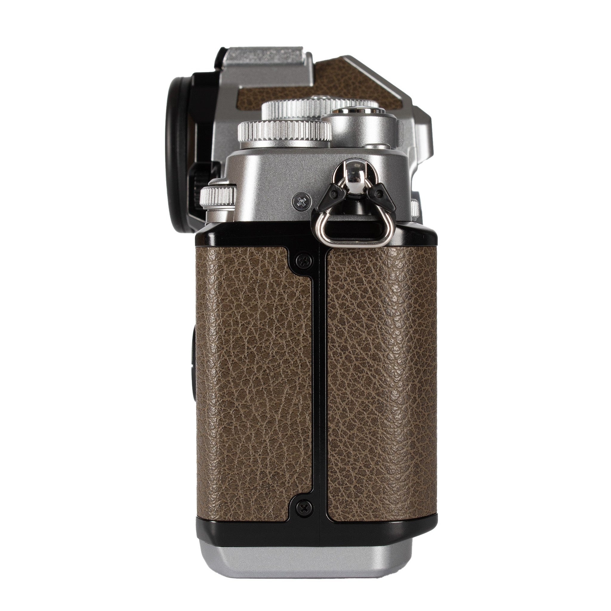 Nikon Zf 24.5MP Full Frame Mirrorless Camera with 273-Point Hybrid AF and 5-Axis Stabilization Silver & Sepia Brown