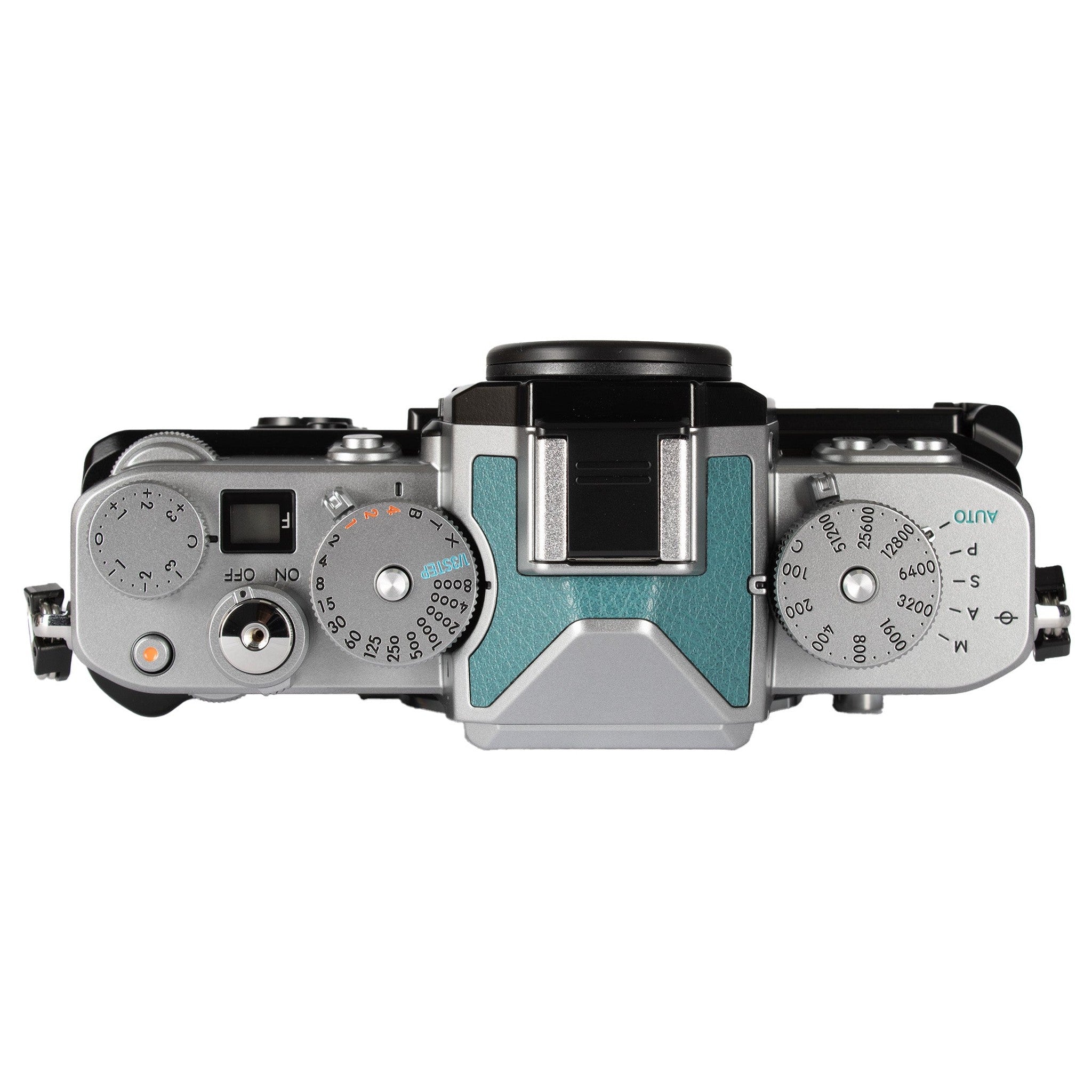 Nikon Zf Mirrorless Camera Body Only with 24.5MP Full-Frame BSI CMOS Sensor and EXPEED 7 Processor Silver and Teal Blue