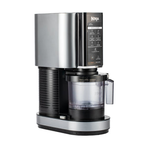 Ninja NC301 CREAMi Ice Cream Maker, for Gelato, Mix-ins, Milkshakes, Sorbet, Smoothie Bowls & More, 7 One-Touch Programs, with 2 Pint Containers & Lids, Compact Size, Perfect for Kids, Silver