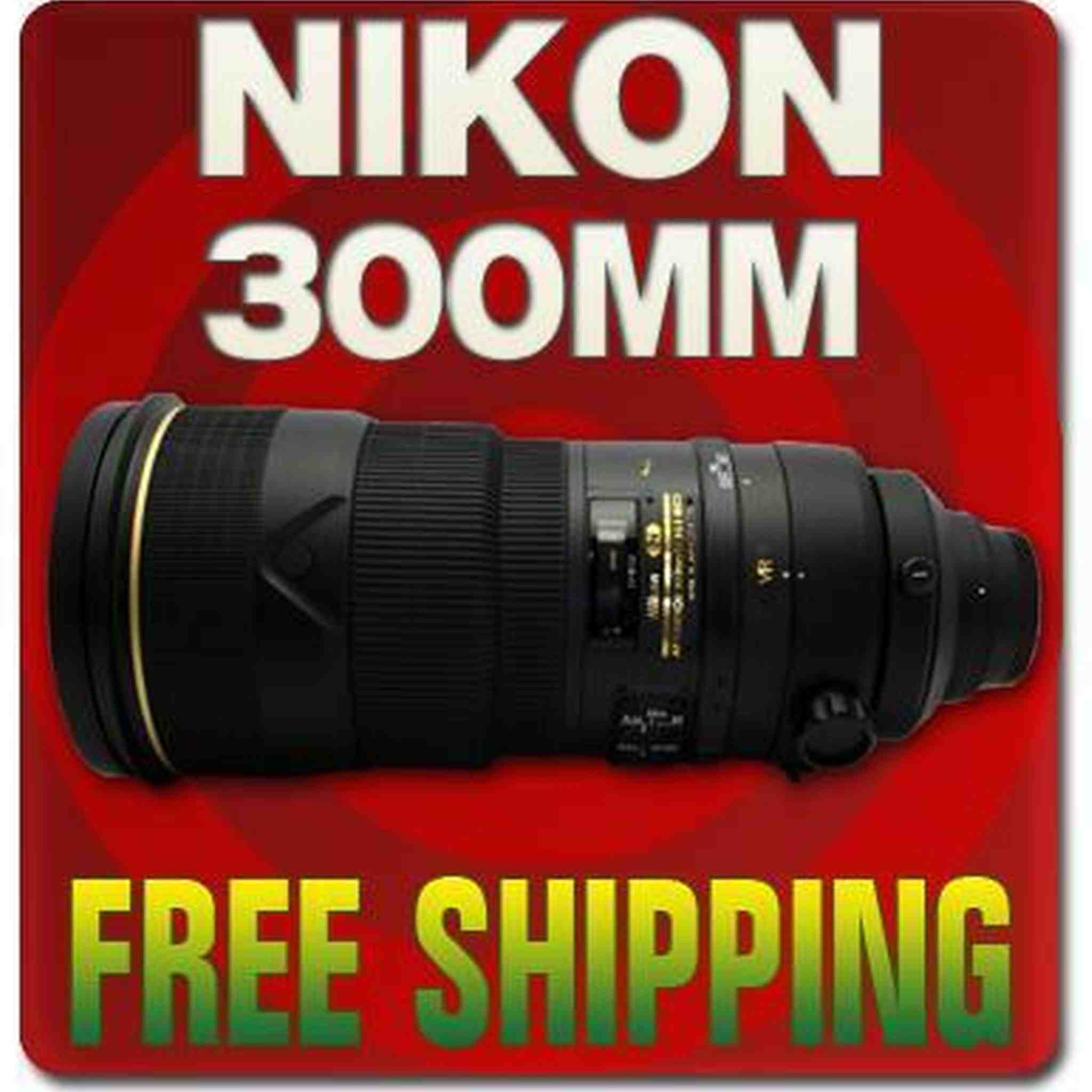 Nikon Nikkor AF-S 300 mm F/2.8 II VR G ED Lens 2186 New Nikon