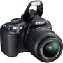 Nikon D3100 14 Megapixel Digital SLR Camera with 3x Optical Zoom, 3 LCD, Full 1080p HD Cinematic Video, VR Image Stabilization, Split-second Shutter Response, Black -