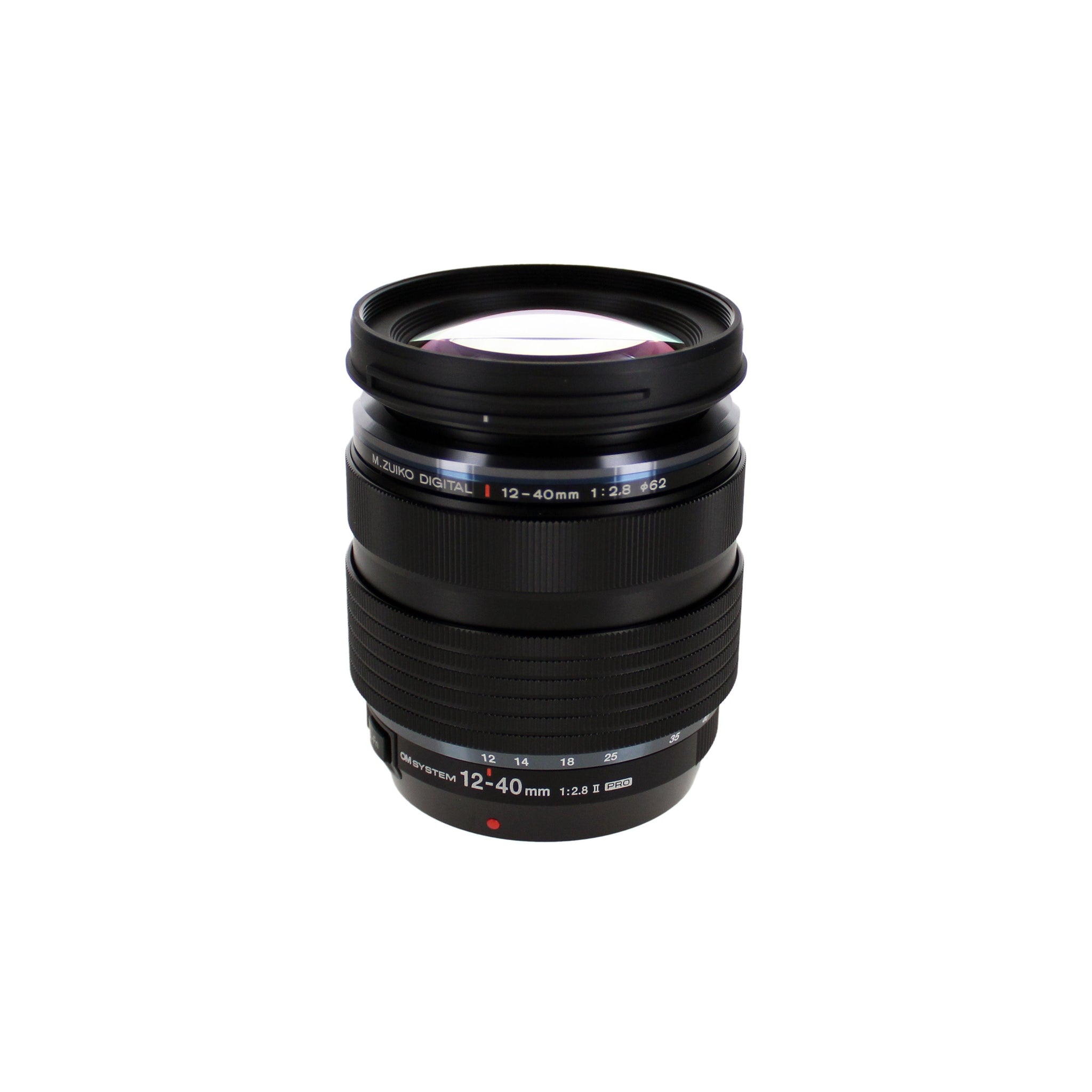 Olympus M.Zuiko Digital ED 12-40mm F2.8 PRO II for Micro Four Thirds System Camera Weather Sealed Design Fluorine Coating MF Clutch Compact Zoom Lens