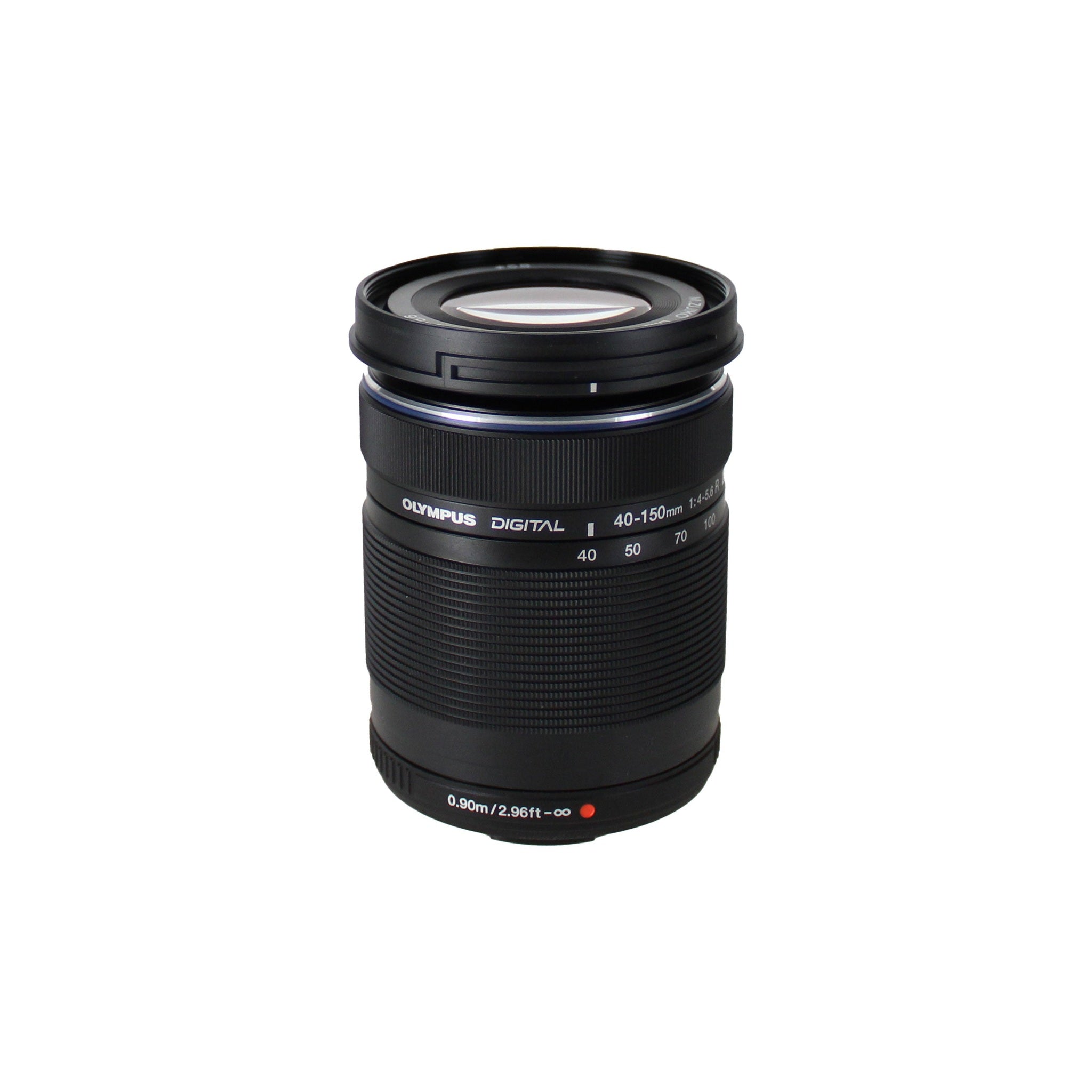 Olympus M.Zuiko Digital ED 40-150mm F4.0-5.6 R Zoom Lens, for Micro Four Thirds Cameras Black - Used Olympus