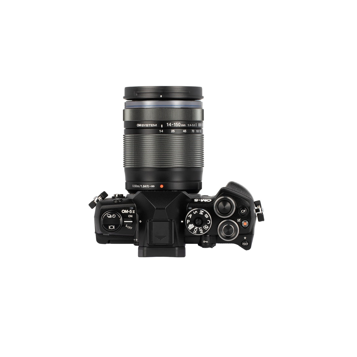 OM SYSTEM OM-5 Mark II BLK w/M.ZUIKO Digital 14-150mm f4.0-5.6 II Compact Light Weight Weather Sealed 4K Video Camera Best for Outdoor Travel