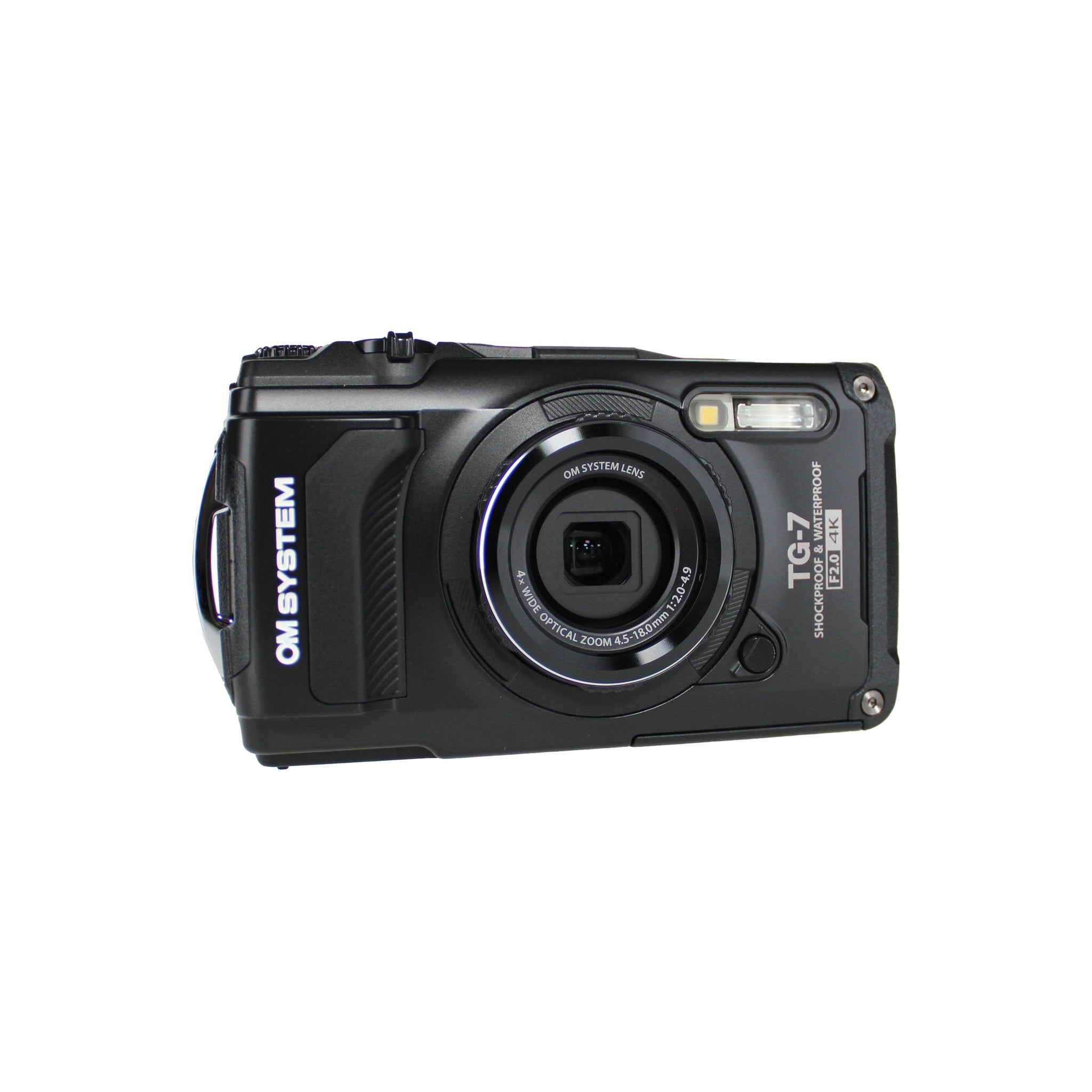 OM SYSTEM Tough TG-7 Camera - 2 Batteries + Float Strap + 64GB Card + Software + More