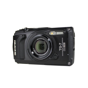 OM SYSTEM Tough TG-7 Camera - 2 Batteries + Float Strap + 64GB Card + Software + More