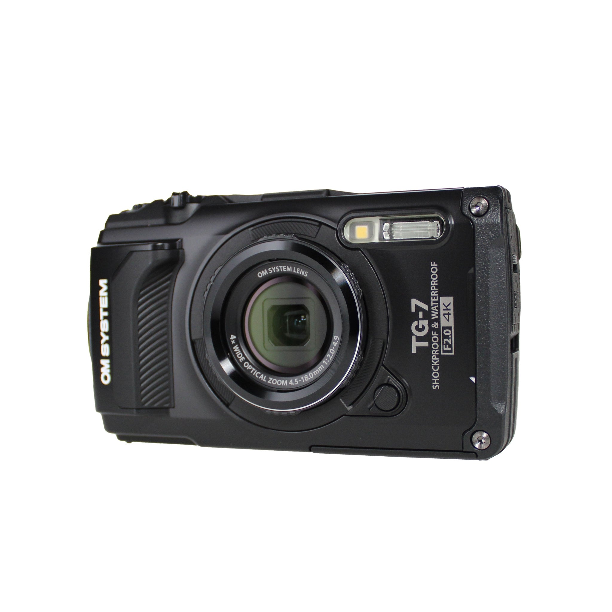 OM SYSTEM Tough TG-7 Camera - 2 Batteries + Float Strap + 64GB Card + Software + More