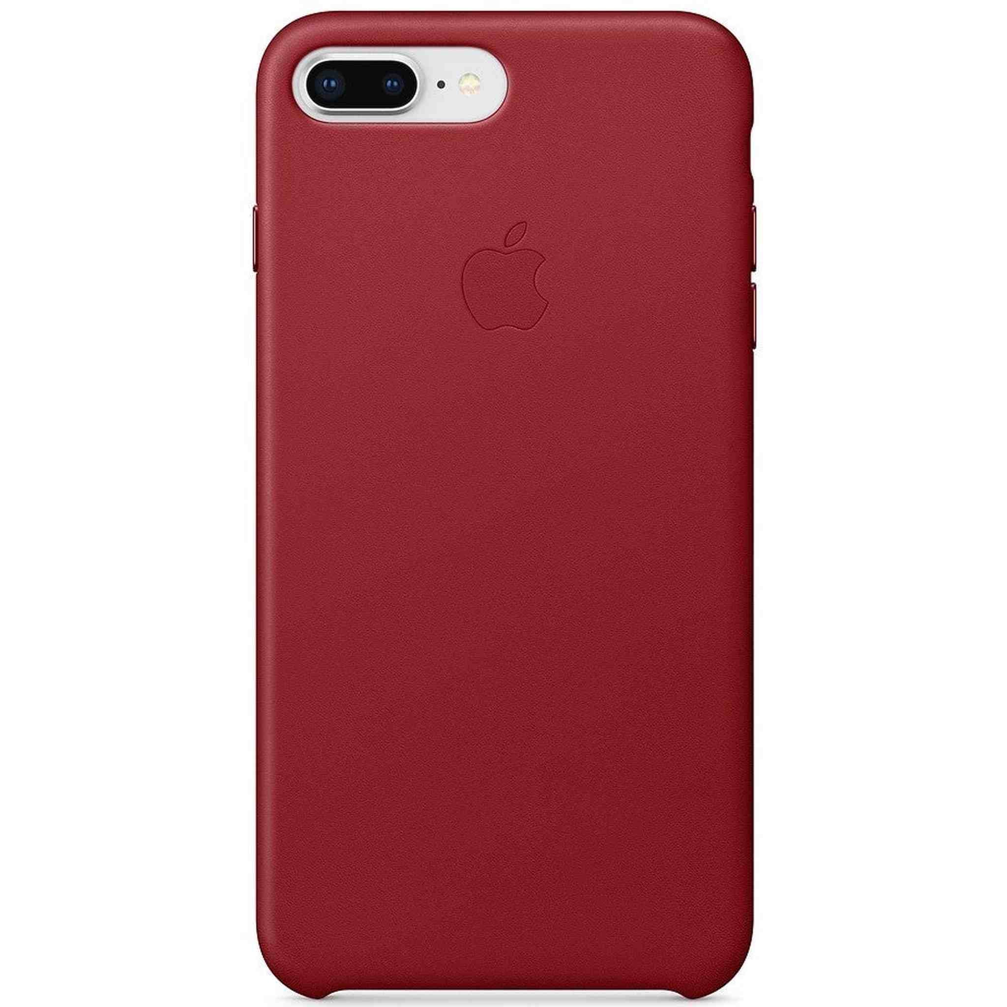 Apple iPhone 8 Plus / 7 Plus Leather Case - PRODUCT RED
