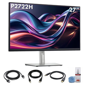 Dell P2722H 27" Full HD 1080p, 16:9 IPS Monitor + HDMI Cable + More